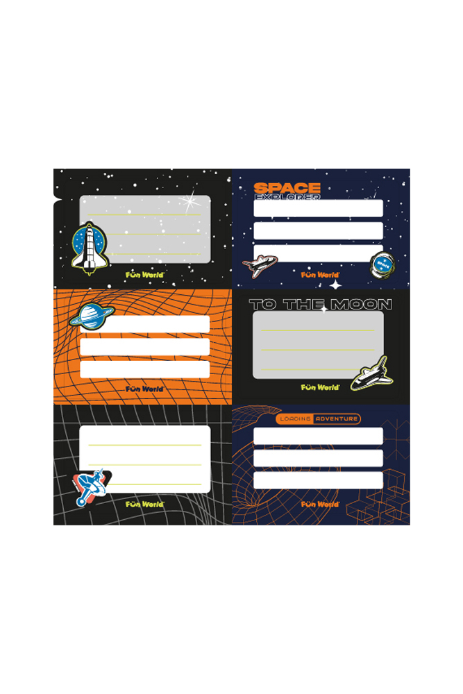 202560 Label x6 - Space