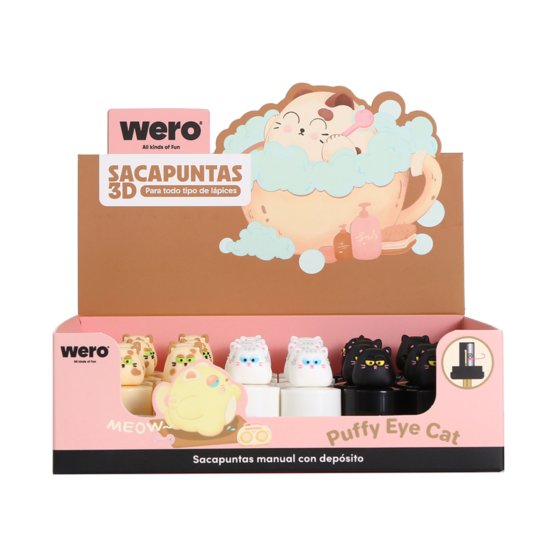 WE4257_Sacapuntas Puffy Cat_1